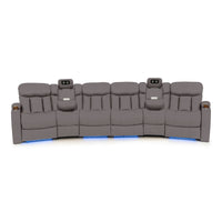Seatcraft Niagara Italian Leather Sofa, Power Recline