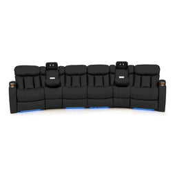 Seatcraft Niagara Italian Leather Sofa, Manual Recline