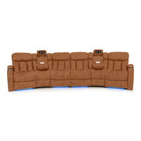 Seatcraft Niagara Italian Leather Sofa, Manual Recline