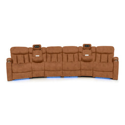 Seatcraft Niagara Italian Leather Sofa, Manual Recline