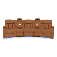 Seatcraft Niagara Italian Leather Sofa, Manual Recline