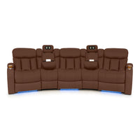 Seatcraft Niagara Italian Leather Sofa, Power Recline