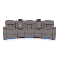 Seatcraft Niagara Italian Leather Sofa, Power Recline