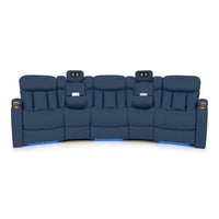 Seatcraft Niagara Italian Leather Sofa, Manual Recline