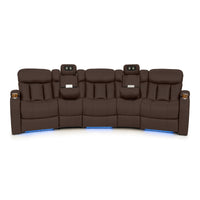 Seatcraft Niagara Italian Leather Sofa, Power Recline