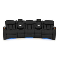 Seatcraft Niagara Italian Leather Sofa, Power Recline