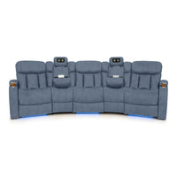 Seatcraft Niagara Italian Leather Sofa, Power Recline