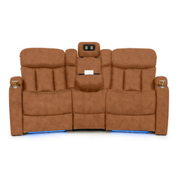 Seatcraft Niagara Italian Leather Sofa, Manual Recline