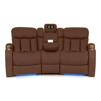 Seatcraft Niagara Italian Leather Sofa, Manual Recline