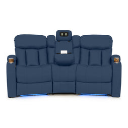 Seatcraft Niagara Italian Leather Sofa, Power Recline