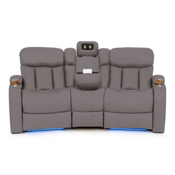 Seatcraft Niagara Italian Leather Sofa, Manual Recline