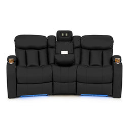 Seatcraft Niagara Italian Leather Sofa, Power Recline