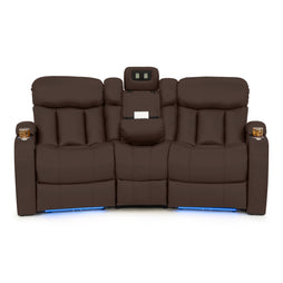 Seatcraft Niagara Italian Leather Sofa, Manual Recline