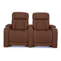 Caliente Zero Gravity Home Theater Seating with Heat & Massage