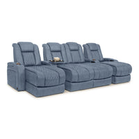 Diamante Chaise CoolZeroᵀᴹ Italian Leather Home Theater Seating
