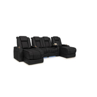 Diamante Chaise CoolZeroᵀᴹ Italian Leather Home Theater Seating