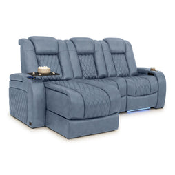 Diamante Chaise CoolZeroᵀᴹ Italian Leather Home Theater Seating