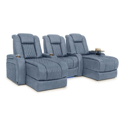 Diamante Chaise CoolZeroᵀᴹ Italian Leather Home Theater Seating