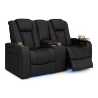 Seatcraft Anthem Loveseat Italian Leather, Powered Headrest, Power Recline