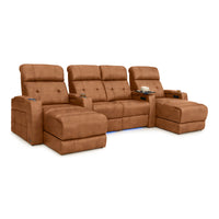 Kodiak Chaise CoolZeroᵀᴹ Italian Leather Home Theater Seating