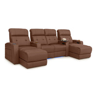 Kodiak Chaise CoolZeroᵀᴹ Italian Leather Home Theater Seating