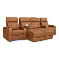 Kodiak Chaise CoolZeroᵀᴹ Italian Leather Home Theater Seating