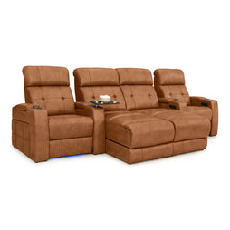 Kodiak Chaise CoolZeroᵀᴹ Italian Leather Home Theater Seating