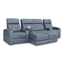 Kodiak Chaise CoolZeroᵀᴹ Italian Leather Home Theater Seating
