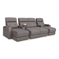Kodiak Chaise CoolZeroᵀᴹ Italian Leather Home Theater Seating