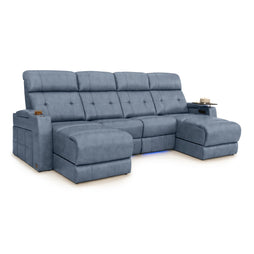Kodiak Chaise CoolZeroᵀᴹ Italian Leather Home Theater Seating