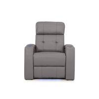 Kodiak CoolZeroᵀᴹ Italian Leather Home Theater Seating Single Recliner