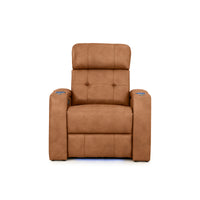Kodiak CoolZeroᵀᴹ Italian Leather Home Theater Seating Single Recliner