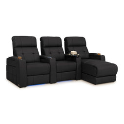 Kodiak Chaise CoolZeroᵀᴹ Italian Leather Home Theater Seating