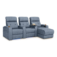 Kodiak Chaise CoolZeroᵀᴹ Italian Leather Home Theater Seating