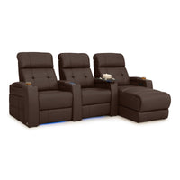 Kodiak Chaise CoolZeroᵀᴹ Italian Leather Home Theater Seating
