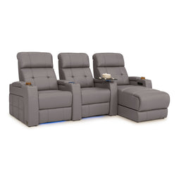 Kodiak Chaise CoolZeroᵀᴹ Italian Leather Home Theater Seating
