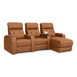 Kodiak Chaise CoolZeroᵀᴹ Italian Leather Home Theater Seating