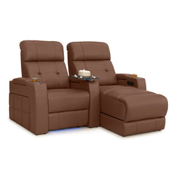 Kodiak Chaise CoolZeroᵀᴹ Italian Leather Home Theater Seating