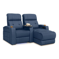 Kodiak Chaise CoolZeroᵀᴹ Italian Leather Home Theater Seating