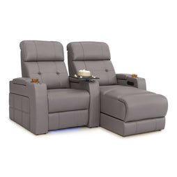 Kodiak Chaise CoolZeroᵀᴹ Italian Leather Home Theater Seating