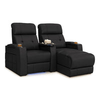 Kodiak Chaise CoolZeroᵀᴹ Italian Leather Home Theater Seating