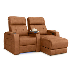 Kodiak Chaise CoolZeroᵀᴹ Italian Leather Home Theater Seating