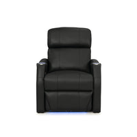 Sienna Italian Leather Spacesaver Home Theater Seating Single Recliner