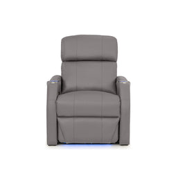 Sienna Italian Leather Spacesaver Home Theater Seating Single Recliner