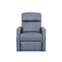 Sienna Italian Leather Spacesaver Home Theater Seating Single Recliner