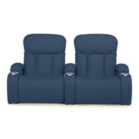 Grenada Italian Leather FRONTROW Theater Seating® Home Theater Seating