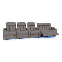 Grenada Italian Leather Home Theater Seating