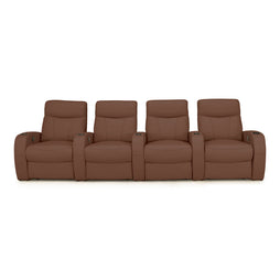 Rialto Italian Leather Home Theater Seating