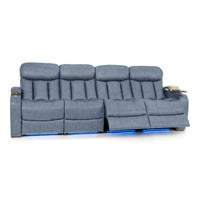 Grenada Italian Leather Home Theater Seating