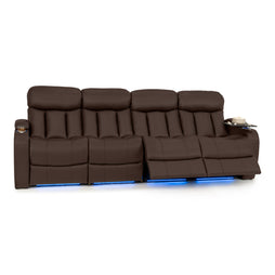 Grenada Italian Leather Home Theater Seating
